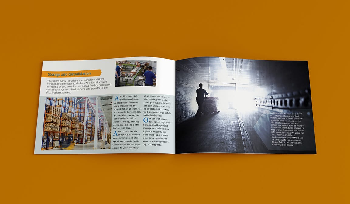 Amaro Logistics Broschüre