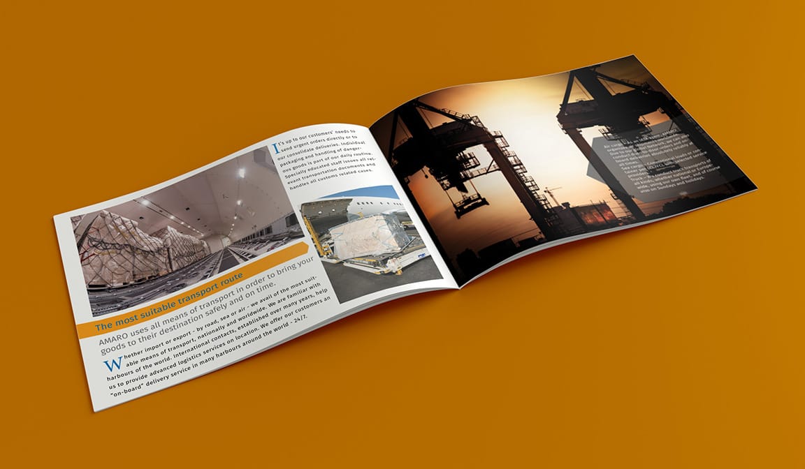 Amaro Logistics Broschüre