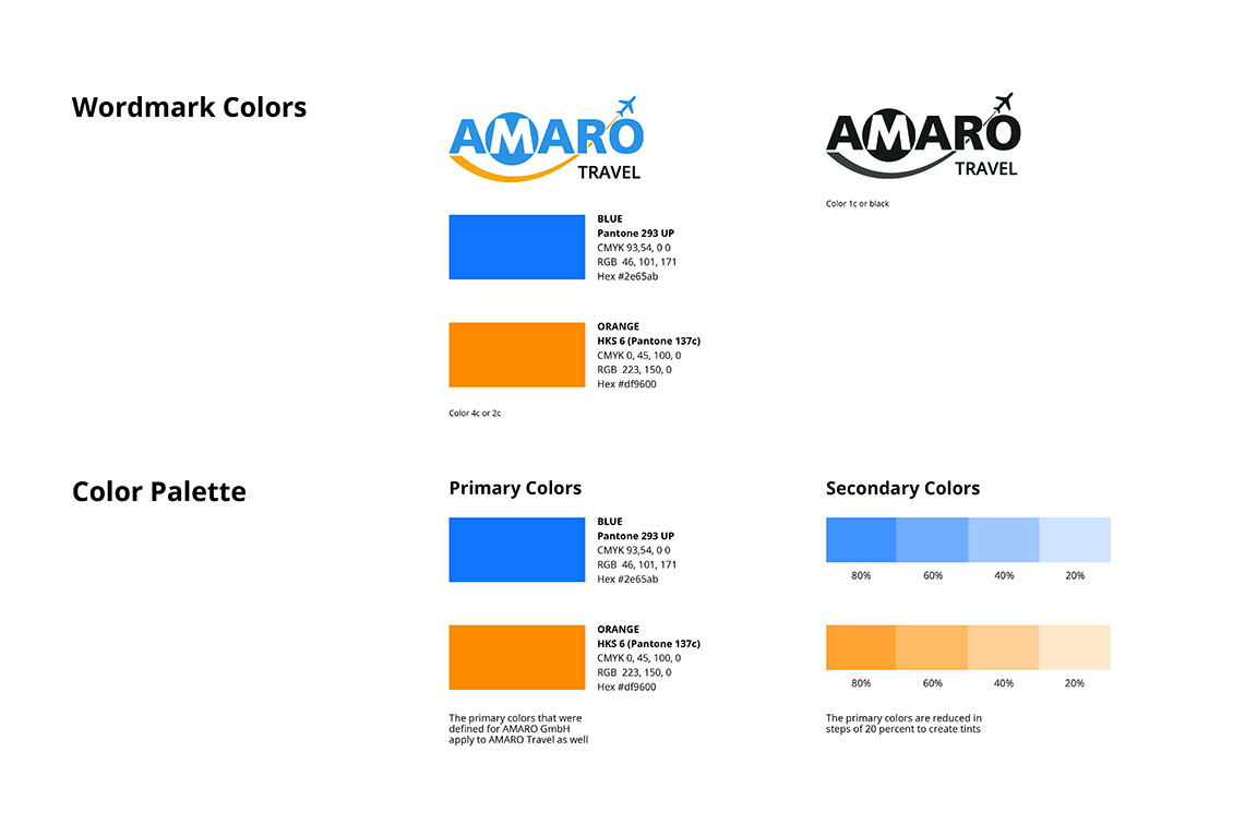 Amaro Travel Branding